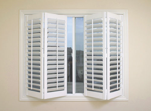 plantation shutters - wood shutters provide elegance and functionality to any decor